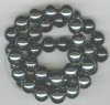 16 inch strand of 10mm Round Magnetic Hematite